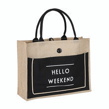 Load image into Gallery viewer, High Quality Women Linen Luxury Tote Large Capacity Female Casual Shoulder Bag Lady Daily Handbag Fresh Beach Shopping Bag