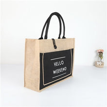 Load image into Gallery viewer, High Quality Women Linen Luxury Tote Large Capacity Female Casual Shoulder Bag Lady Daily Handbag Fresh Beach Shopping Bag