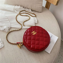 Load image into Gallery viewer, Youbroer Circular Hot Small Round Bag Messenger Bags Diamond Lattice New Crossbody Bag Women In Summer Mini Round Bags